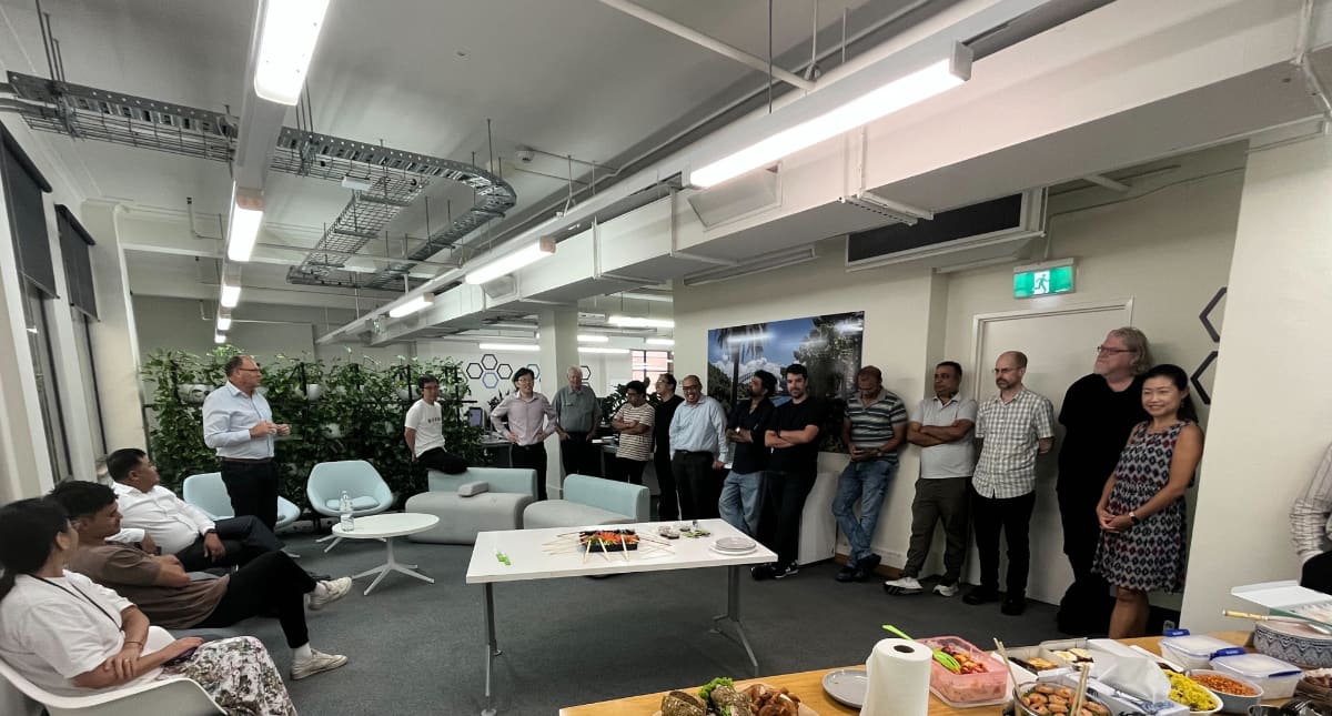 The RoZetta team at an all-hands gathering in the Sydney office
