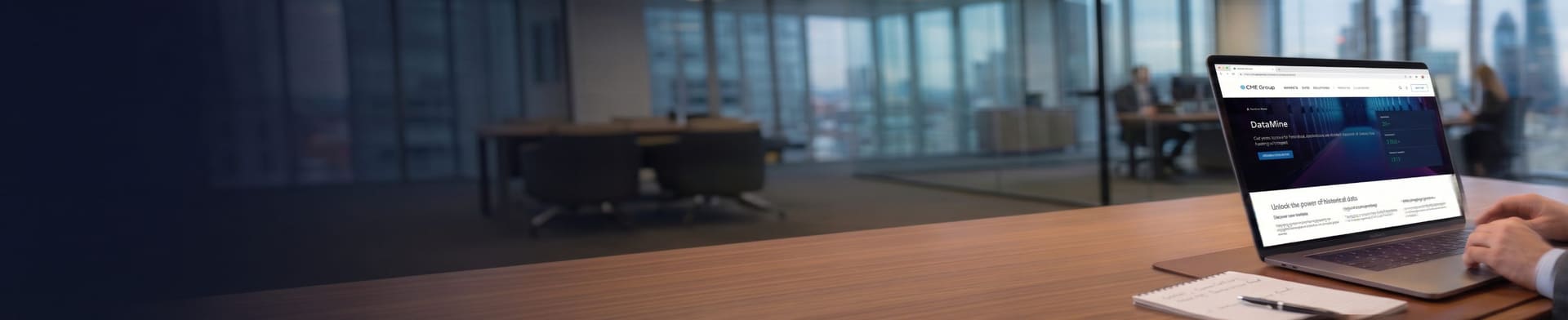 Contextual hero: derivatives trading floor or benchmark pricing theme