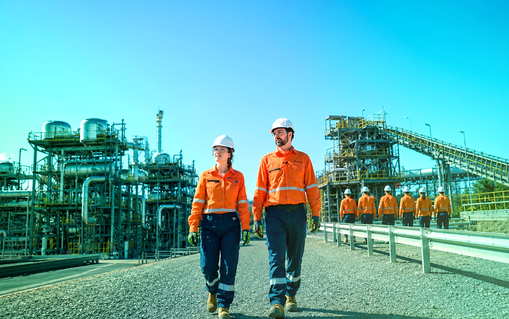 Contextual hero: industrial plant or IoT sensor operations theme