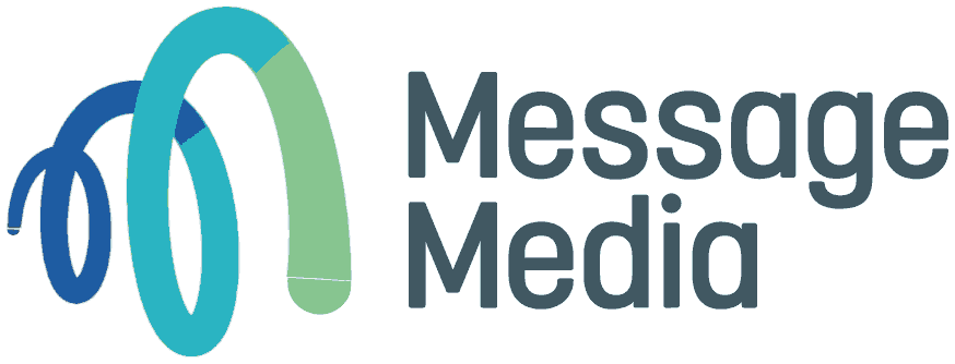 Message Media logo, full color