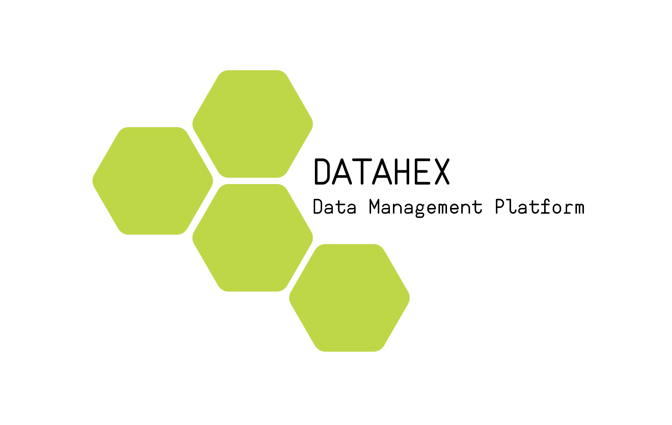 Datahex logo_black font DataHex a SaaS platform and managed service