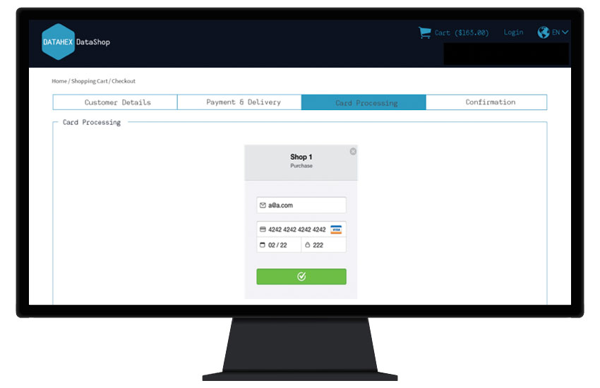 DataShop payment gateway