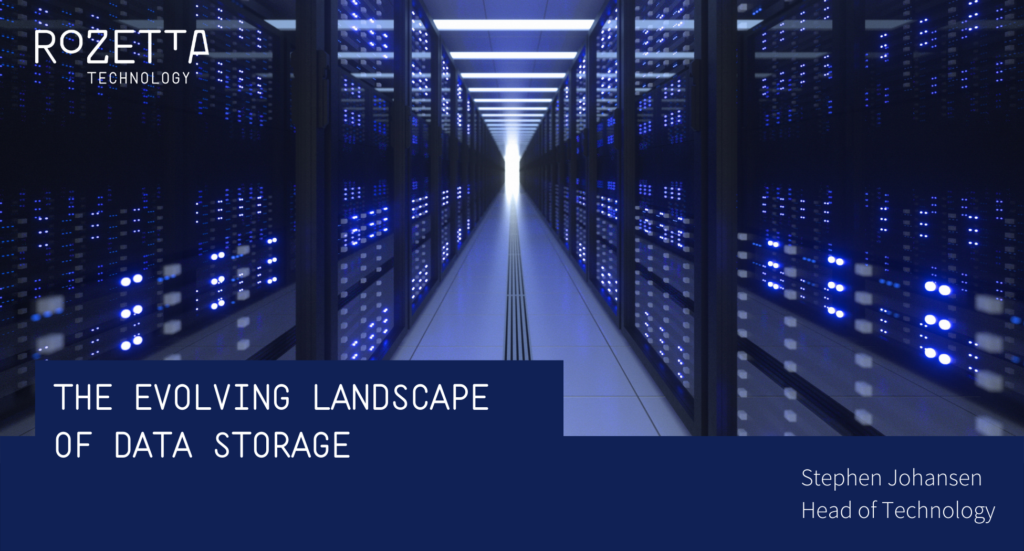 THE EVOLVING LANDSCAPE OF DATA STORAGE