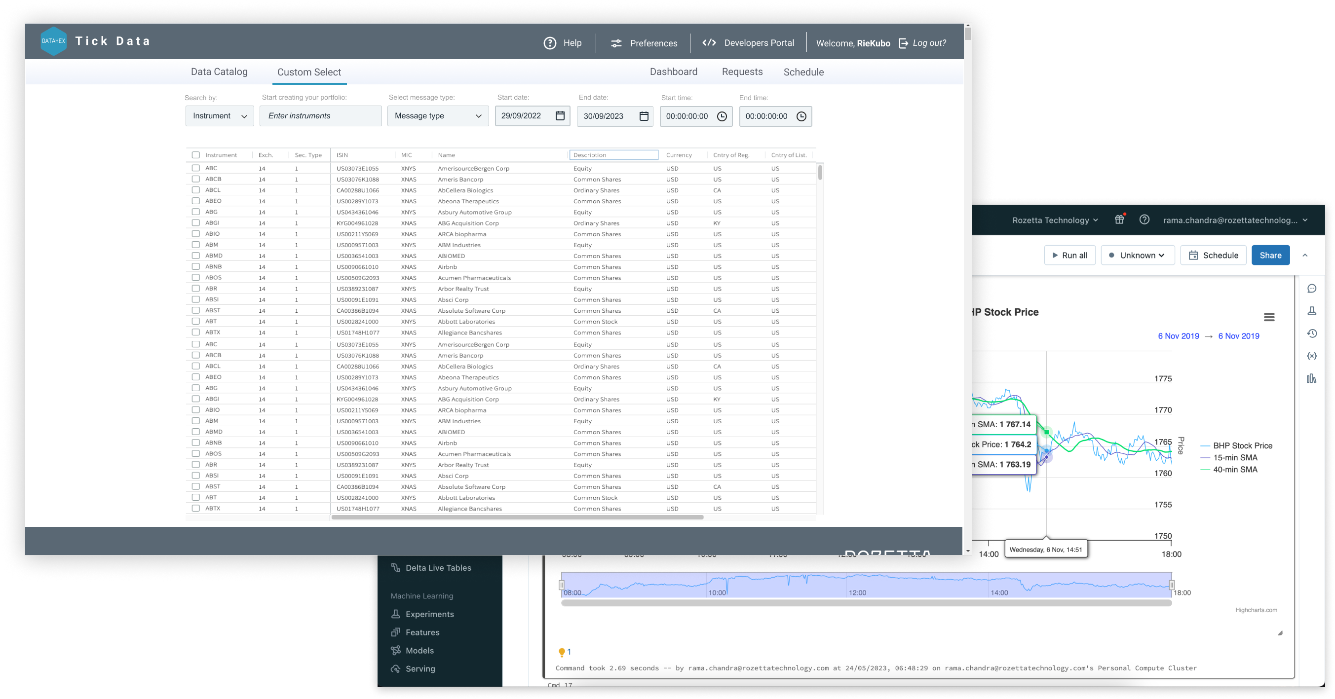 Tick data workflow