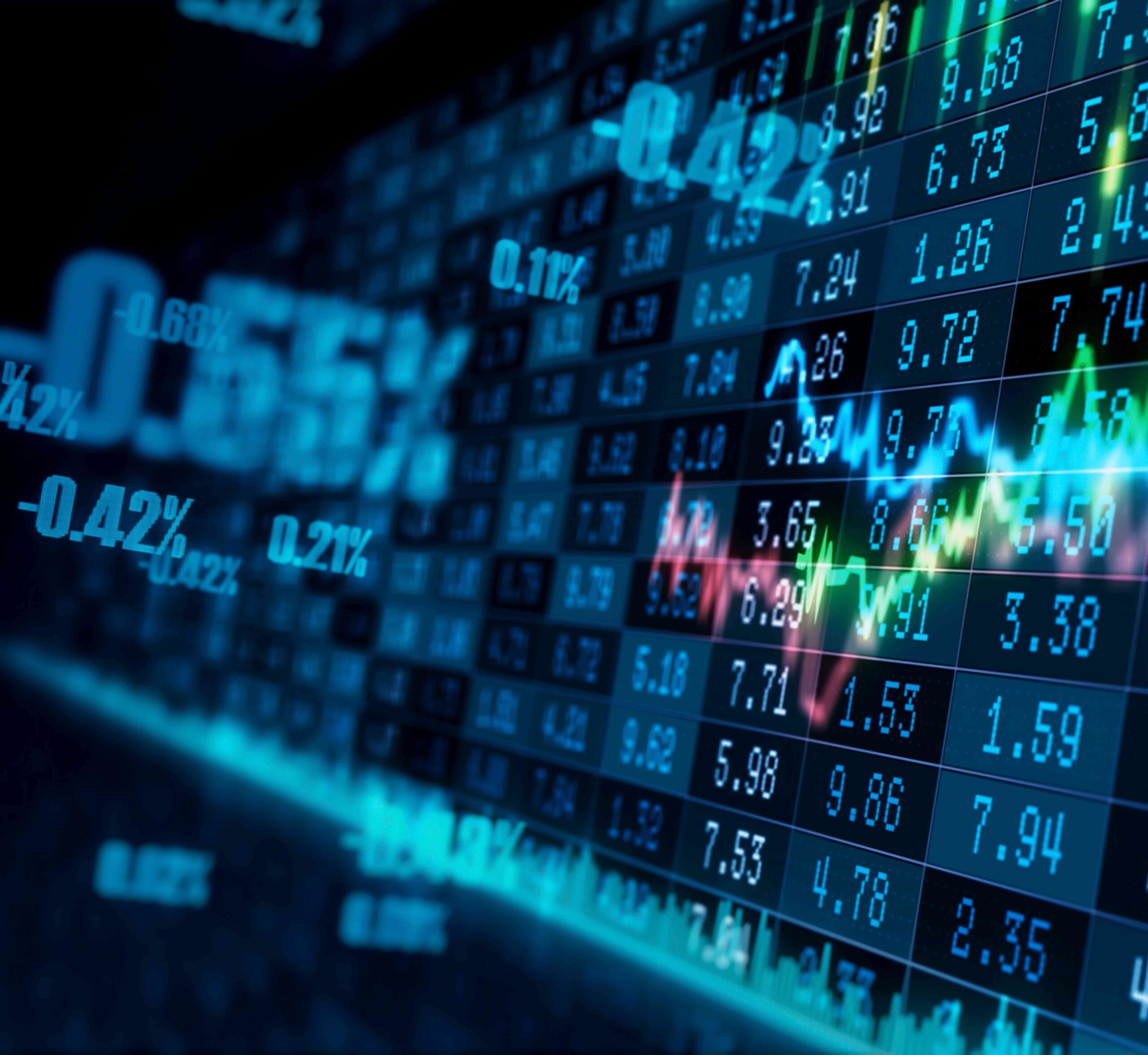 Financial data image