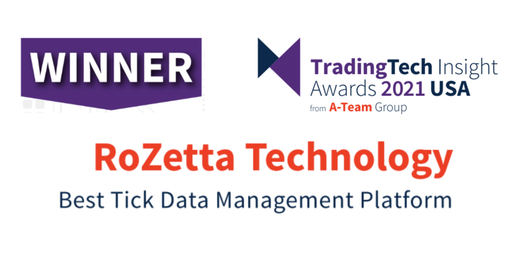 AWARD Best Tick Data Management Platform cover (1)
